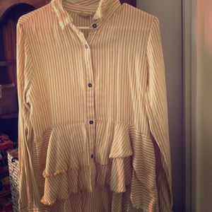 True craft ruffled shirt